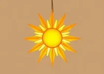 Luminária inspirada no sol tocantinense