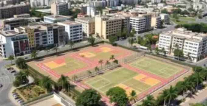 reforma de quadras poliesportivas