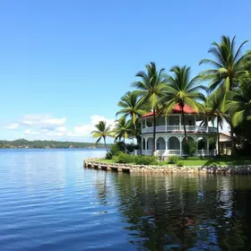 casa submersa Lago de Palmas