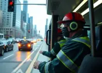 motoristas de ônibus paralisados